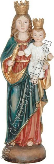 Knigin Maria mit Kind Heiligenfigur Statue 40 cm