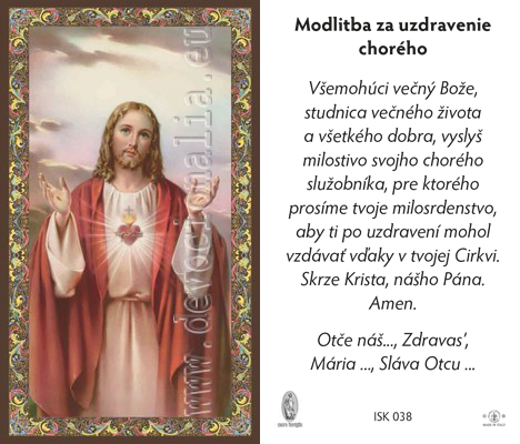 Sacred Heart of Jesus - Gebetskarten Paket