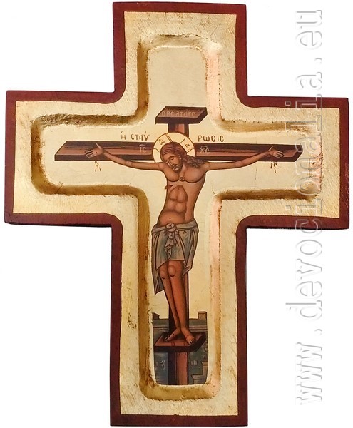 Icon 18x22cm - Kreuz