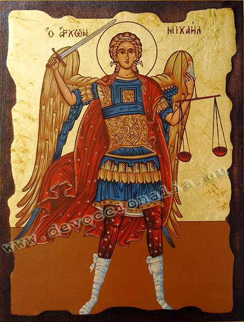 Icon 20x26cm - Heilige Michael