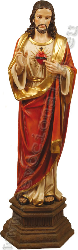 Heiliges Herz Jesus Statue 130 cm