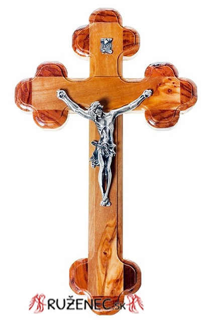 Kreuz aus Olivenholz 23cm