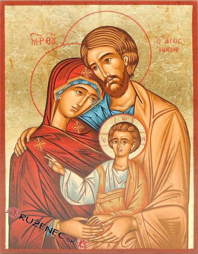Icon 20x26cm - Heilige Familie b