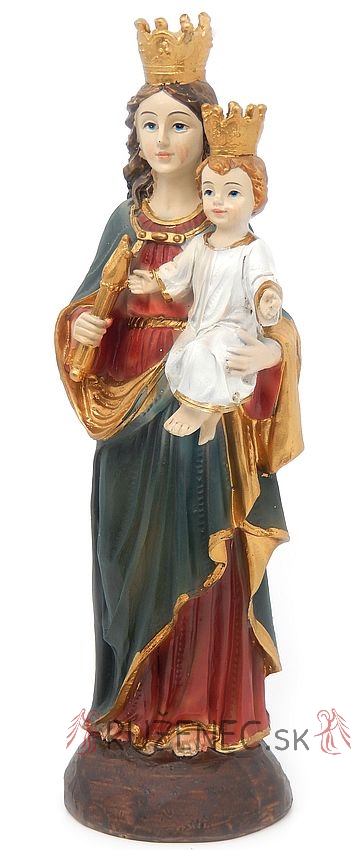 Knigin Maria mit Kind Heiligenfigur Statue 20 cm