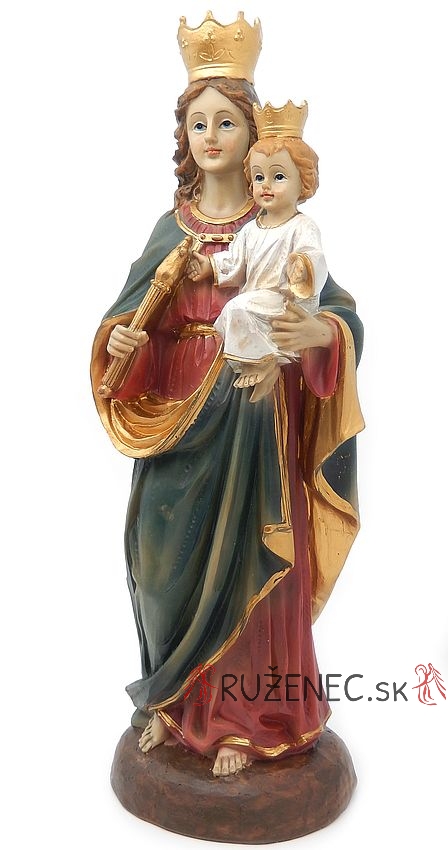 Knigin Maria mit Kind Heiligenfigur Statue 30 cm