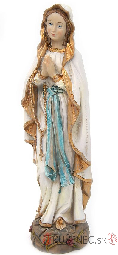 Unsere Liebe Frau von Lourdes Heiligenfigur Statue 20cm