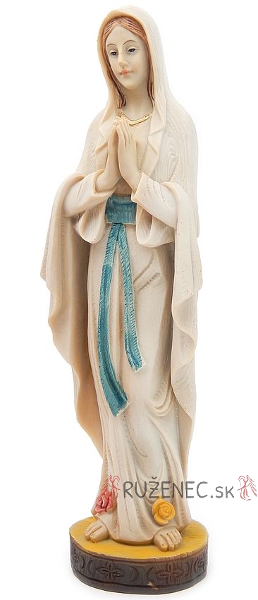 Unsere Liebe Frau von Lourdes Heiligenfigur Statue 20cm