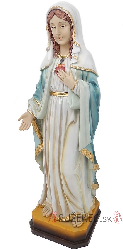 Herz von Maria Heiligenfigur Statue 38 cm