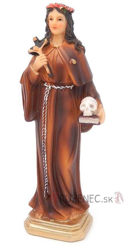 Heilige Rosalia Heiligenfigur Statue 20 cm