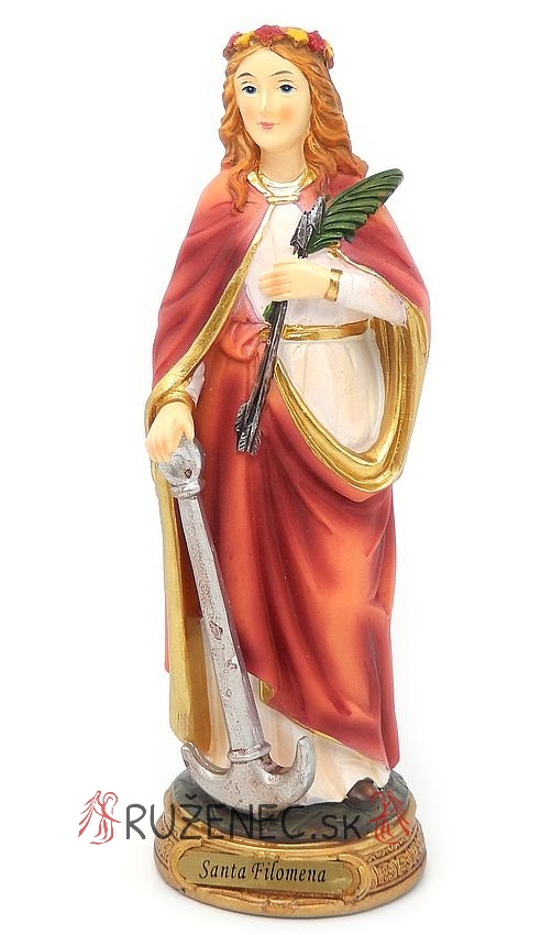 Heilige Philomena Heiligenfigur Statue 20 cm