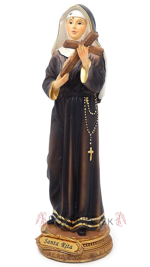 Heilige Rita Heiligenfigur Statue 22 cm