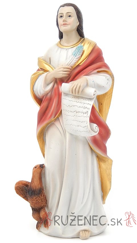 Heiliger Johannes der Evangelist Heiligenfigur statue 20 cm
