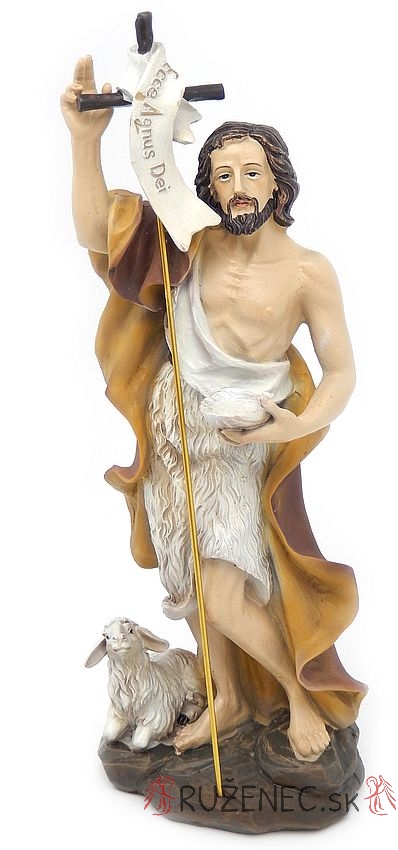 Heiliger Johannes der Tufer Heiligenfigur Statue20 cm