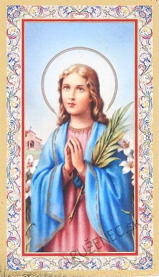 Hl. Maria Goretti - Gebetskarten - 6.5x10.5cm