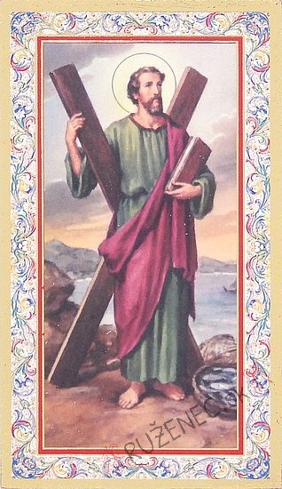 Hl. Andreas- Gebetskarten - 6.5x10.5cm
