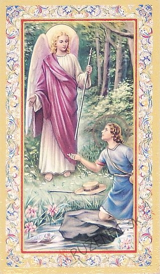 Hl. Erzengel Raphael - Gebetskarten - 6.5x10.5cm