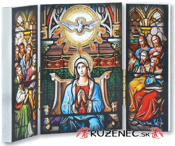 Triptychon - Senden des Heiligen Geistes - 13x9cm