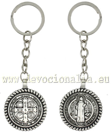 Key ring - Medal of St.. Benedict.