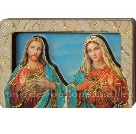 Magnet 2in1 - Jesus + Mary