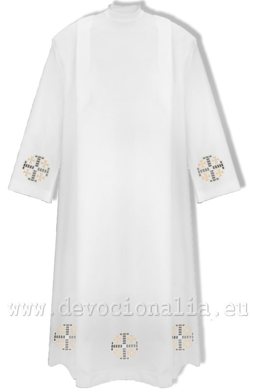Alb with embroidery - cross