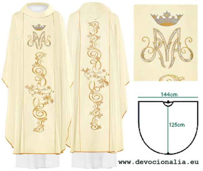 Chasuble - embroidery MA