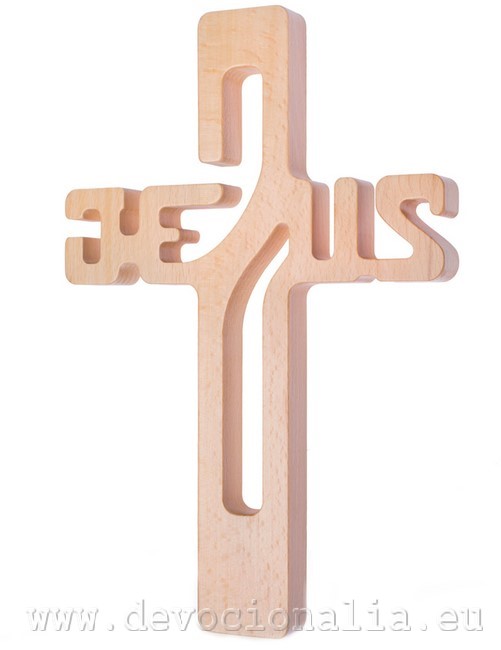Wood crucifix 22cm - Jesus