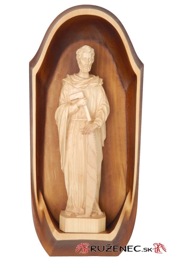 Woodcarving - Saint Joseph - 36x16cm