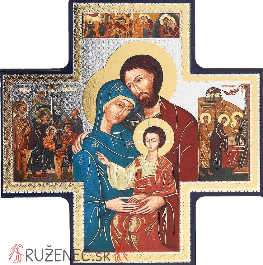 Icon 15x15cm - Holy family