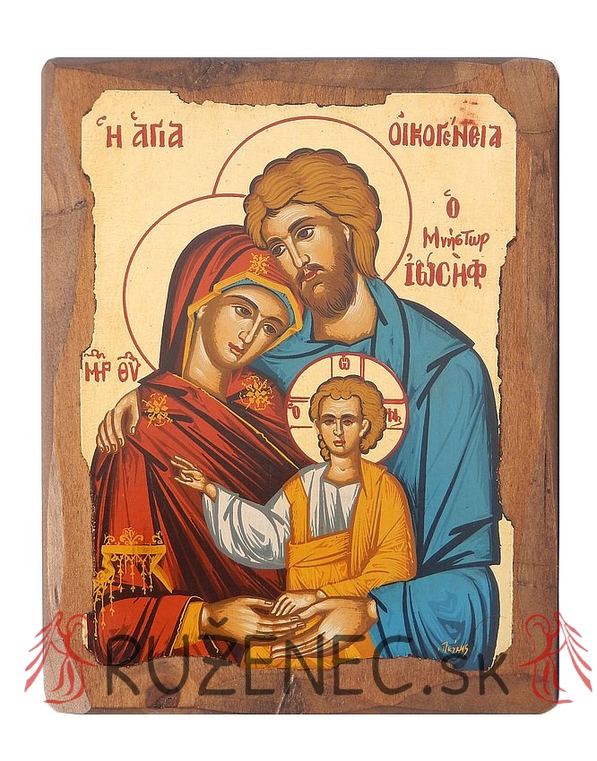 Icon 16x21cm - Holy family