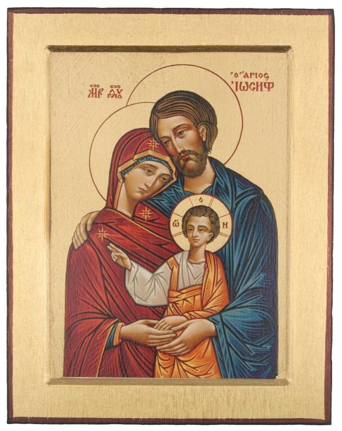 Icon 18x23cm - Holy family
