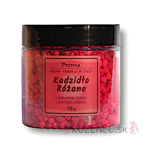 Incense resinous with rose scent - 70 gr
