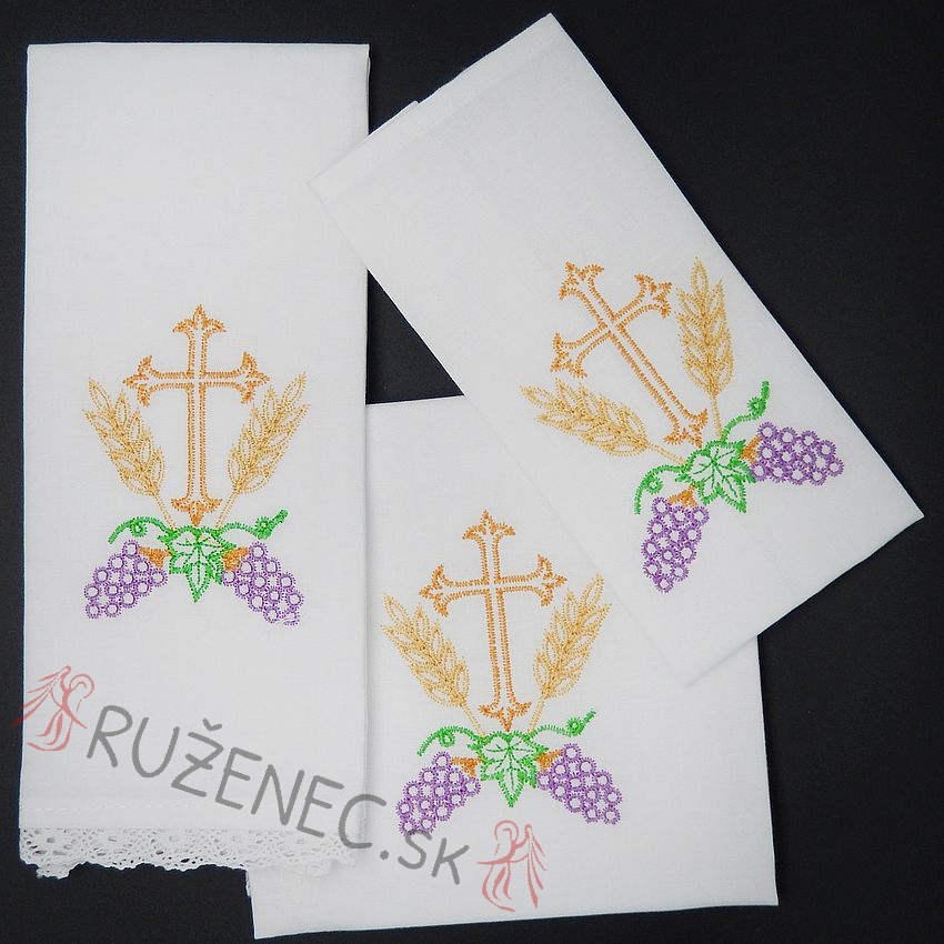 Mass linen set - Embroidered