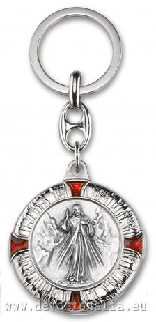 Key ring - Medal of Divine Mercy Jesus