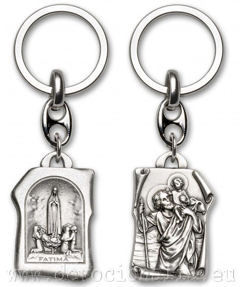 Key Chains - fatima + St. Christopher