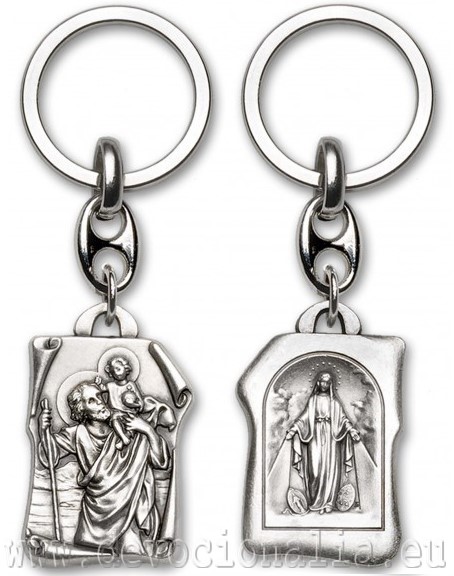 Key Chains - St. Christopher - Virgin Mary of Miraculous Medal