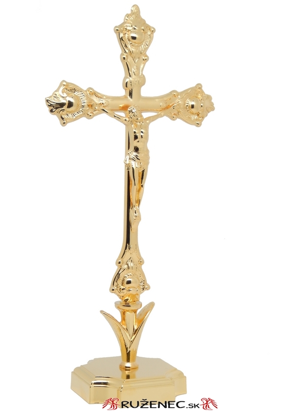 Crucifix, candles
