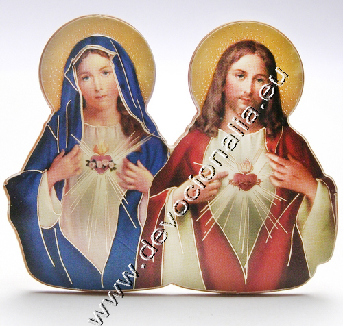 3D Magnet - Jesus + Mary