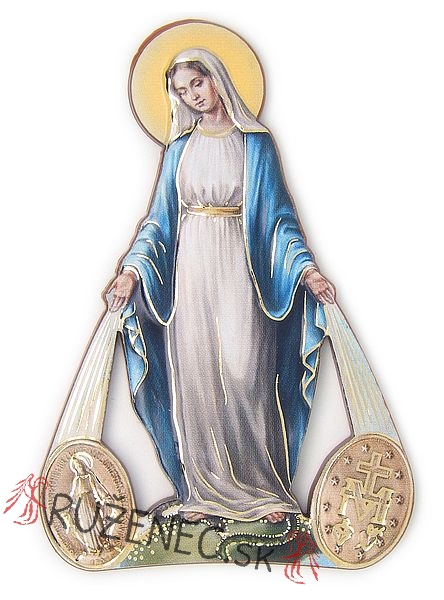 3D Magnet - Virgin Mary of Miraculous Medal