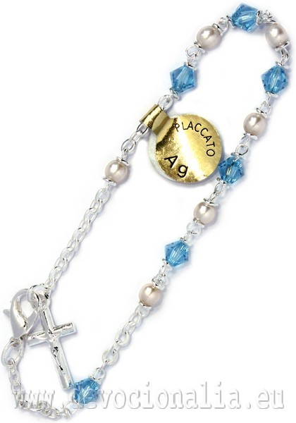 Rosary Bracelet - blue