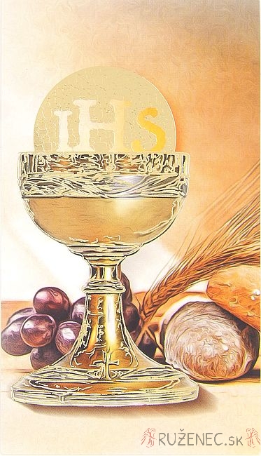 Eucharist - prayer cards - 6.5x10.5cm