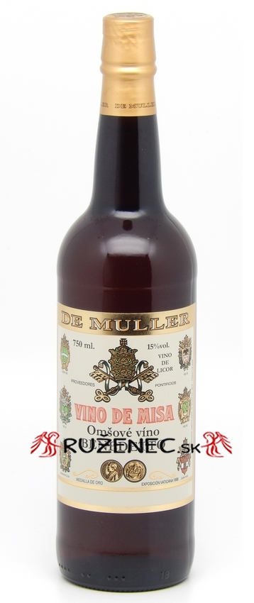 Vino de Misa - white Sacramental wine