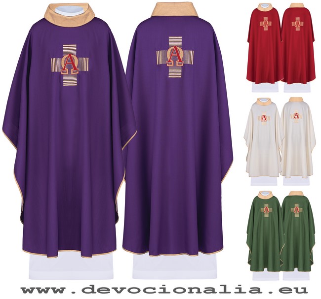 Chasuble with embroidery - 7007