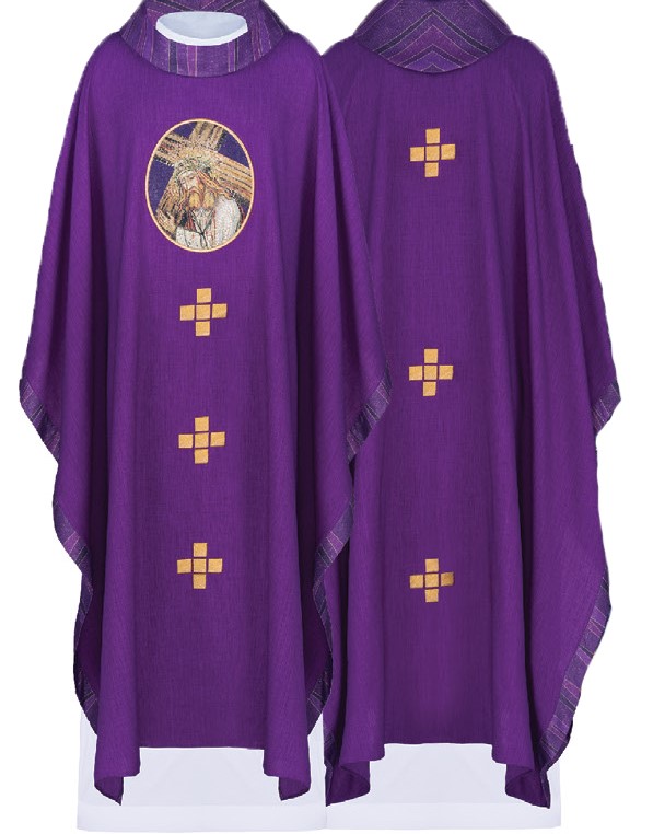 Chasuble with embroidery - 7048