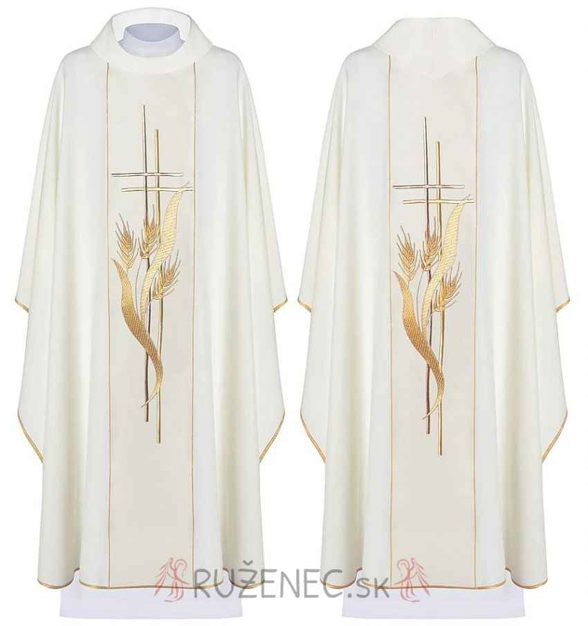 Chasuble - embroidery Cross + cobs
