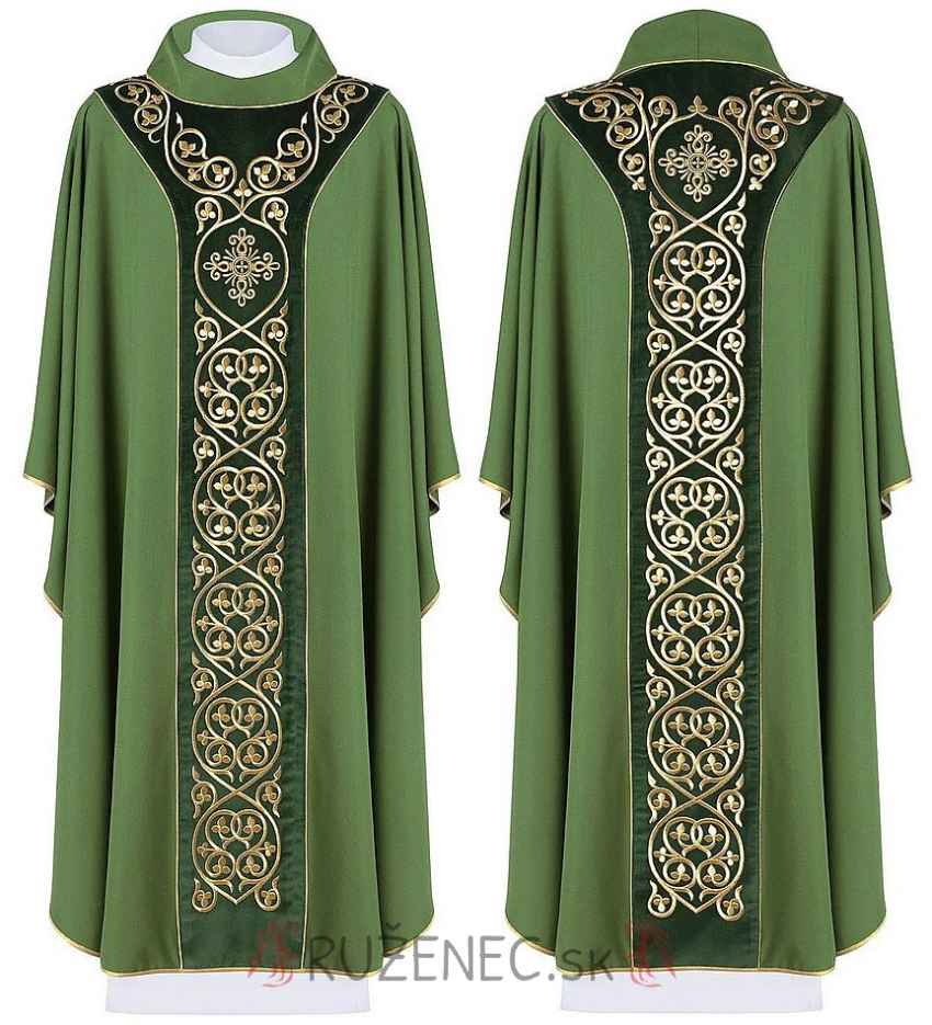 Chasuble with embroidery - 169 - green