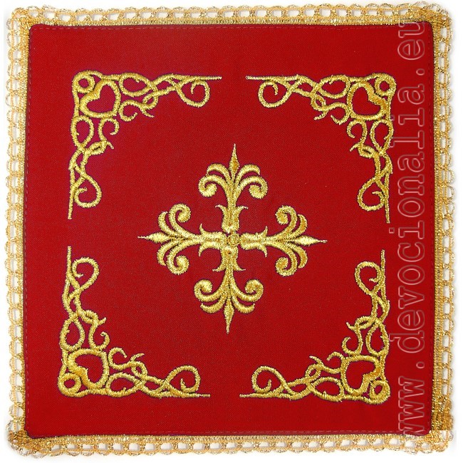 Palla embroidered - red - 20cm
