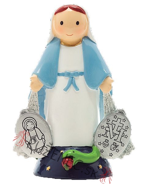 Virgin Mary of Miraculous Medal Statue - 10cm