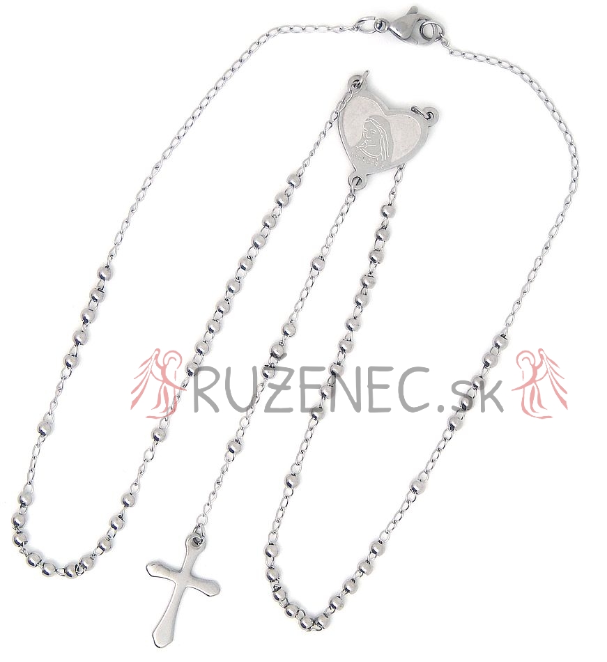 Rosary necklace - Stainless Steel
