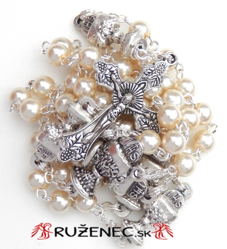 Rosary - with the symbol of the Eucharist
