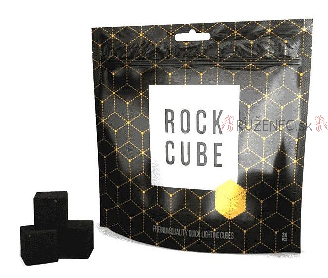 Rock Cube Quick Light Hookah Charcoal 24pcs / 25mm